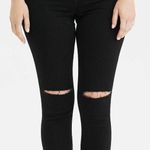 American Eagle Outfitters Super High Waisted Jeans Black Size 6 Photo 0