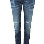 Diesel Grupee Dark Wash Distressed Skinny Low Rise Stretch Ankle Denim Jeans 27 Photo 0