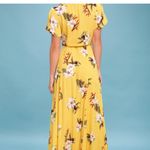 Lulus  Heart of Marigold Floral Wrap Maxi Dress Large Photo 7