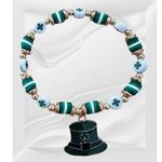 St Patricks Day Bracelet New Beaded Leprechaun Har Shamrock Four Leaf Cl… White Photo 10