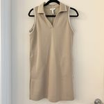 Spanx AirEssentials Pique Polo Tank Dress in Tan Size XS Photo 3