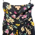 Band of Gypsies Strapless Floral Black Jumpsuit Photo 2