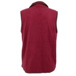 Cuddl Duds  NWOT Lightweight Fleece Stretch Zippered Vest with Pockets Red Small Photo 2