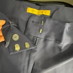 Nipon Boutique Asymmetrical Ruffle 1 Button Jacket & Wide Leg Pant Blue 10 Photo 6