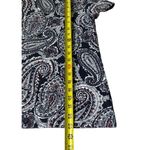 Jones New York  Blue Paisley Short Sleeve Shirt Women's Size XL | 44-24 Photo 6