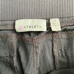 Athleta  Midtown Pants Trouser/Joggers Womens Gray Ribbed Size 8 Photo 2