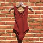 Burnt Orange Revolve Joues de Sable Catherine One Piece Swimsuit in Clay Size XS Photo 5