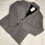 appleseed's Appleseed chevron patterned black and white soft 2 button blazer jacket Photo 0