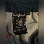 7 For All Mankind  b(air) denim the ankle skinny frayed size 26 Photo 5