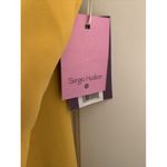 Sergio Hudson Women's Dress Pants Gold Wide Leg Pockets Trousers Size 2X Photo 14