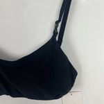 ANDIE NWT  Swim The Riviera Top Bikini Top Flat Black Size Small S NEW Photo 3