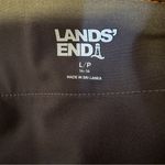Lands' End  Pull On Straight Wide Leg Tech pants women's size Large Petite Rust Photo 5