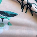 ECI  NY Women’s XL Off White Multicolor Floral Cold Shoulder Top Photo 6