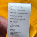Urban Outfitters  Yellow Gold Candace Babydoll Top Large Cotton Keyhole‎ Opening Photo 5