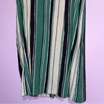 Lush Clothing Lush Mini Dress Women Size M Linen Button Up Stripe Casual Preppy Coastal Boho Photo 8