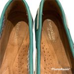 Naturalizer  Hanover Turquoise Leather Slip On Boat Shoes Photo 9