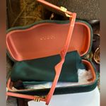 Gucci Authentic 54 cat eye square Acetate logo sunglasses Photo 9