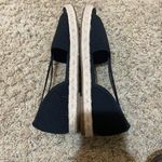 Eileen Fisher  Size 9 Mews Slip On Espadrille Sandal Black Knit Open Toe Photo 7