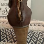 White Mountain  peep toe & stacked heel bootie!! Sandal 3.5” heel Photo 4