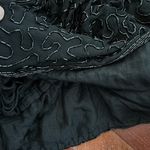 Vintage 80s Dress 100% Silk Black Beaded Judith Ann Creations Glam Dynasty Retro Photo 8