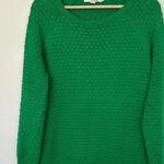 Boden Women's size 4 Basket Weave Sweater Kelly‎ Green EUC Photo 0