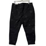 Maurice's Women Size 18 Crop Pants Black Comfort Star Design Preppy Holiday NWT Photo 1