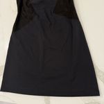 EVRI NWT Sleeveless Little Black Dress Womens Plus Size 0X Black FauxSuede Panel Photo 1