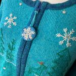kim rogers Vintage Christmas Sweater With Snowman Photo 2