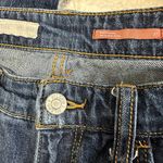 Anthropologie Pilcro Jeans Size 27 Slim Boyfriend Crop Distressed Dark Wash Blue Photo 4