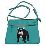 Marc Tetro Blue Boston Terrier crossbody bag Photo 0