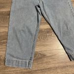 Eddie Bauer Petite Women Light Wash Denim Capri 100% Cotton Boho Jeans Size 10 Photo 3