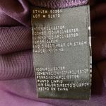 XScape  Beaded Chiffon Short Sleeve Ruched Sheath Cocktail Dress Purple Size 16 Photo 9