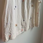 Sonoma Flutter Sleeve Floral Top (Sz M) Cream Ditsy Floral Cottagecore Romantic Photo 9