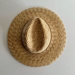 Gigi Pip Isla wide brim straw hat Tan Photo 0