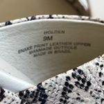 Matisse Holden Snakeskin Leather Platform Shoe Sandal Chunky‎ Sz 9 Anthropologie Tan Photo 4