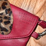 Magenta Crossbody Bag With Leopard Print Flower Pink Photo 1