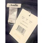 ANDIE NWT  Swim The High Waist Bikini Full Bottom Medium Rise M Navy Blue #2720 Photo 5