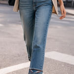 Driftwood  Colette Aztec embroidered crop jeans Photo 0