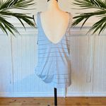 Athleta  Striped Sheer-Line Performance Tank Tops Bundle of 2 XL Blue & Burgundy Photo 8
