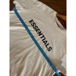 Fear of god Essentials  Oversize T-Shirt Buttercream Color w Black Size XS Tee Photo 4