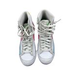 Nike - Blazer Mid 77 Pastel Sneakers in White Pink Blue & Yellow Photo 3