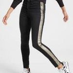 Athleta Sculptek Metallic Stripe Jean size 10 Photo 0