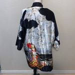 Beautiful Japanese Kimono with geisha scenes Black Size undefined Photo 6