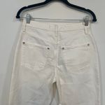 Free People We the Free Womens Jeans 26 White Distress Denim Straight Leg NWT $98 Raw Hem Photo 3
