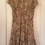 Maurice's  Light Yellow and Blue Floral Midi Dress XS Photo 6