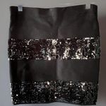 Guess Sequin Skirt Bandage Style Black NWOT Sz M Pencil Mini Club Cocktail Party Photo 0