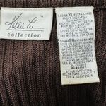 Kathie Lee Collection Vintage Brown Faux Fur/Knit Cardigan. Size XL Photo 3