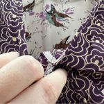 Anthropologie Corey‎ Lynn Calter Thrush Song Bird Silk Short Sleeve Top Sz 2 Pink Photo 6