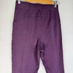 Lululemon Meant To Move Black Cherry Yoga 27” Jogger Pants Women’s 6 Pima Cotton Photo 3