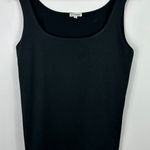 Kiyonna Tank Top 1 Black Minimalist Sleeveless Basic Y2K Retro Stretch Layers Size 1X Photo 0